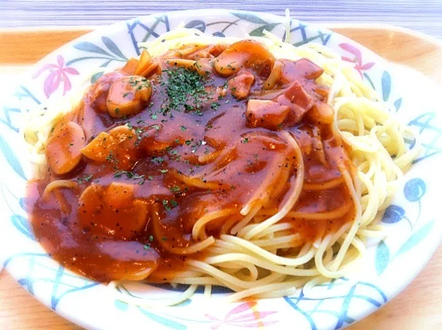 本日のランチ。あんかけスパゲティ(350円)|JTKさん