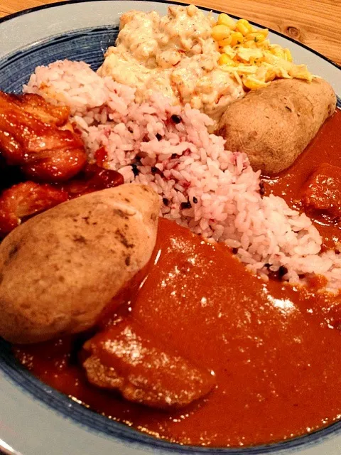 Snapdishの料理写真:もうやんカレーのランチバイキング|michiteruさん