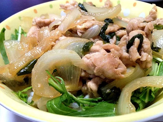 お昼ご飯『スタミナ丼』|鈴木 美菜子さん