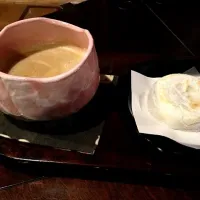 Snapdishの料理写真:梅ヶ枝餅AND野立て珈琲|NTWSさん