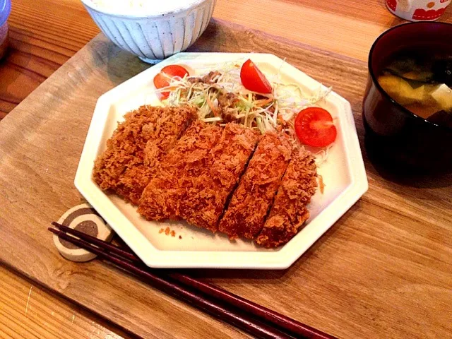 とんかつ定食|モリヨコさん