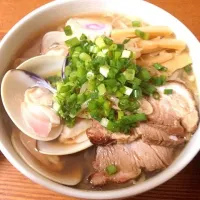 Snapdishの料理写真:ハマグリラーメン！|浜ハマオさん