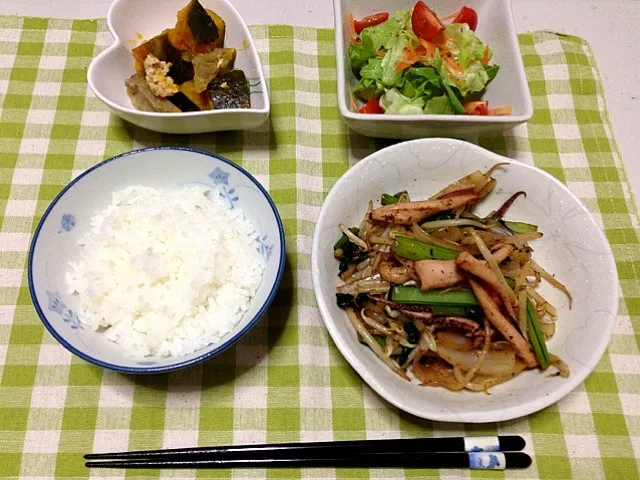 いかもろみ醤油焼きとかぼちゃ煮|レイリーさん