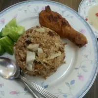 nasi goreng malas for dinner|farhah waheedaさん