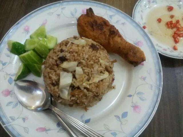 nasi goreng malas for dinner|farhah waheedaさん