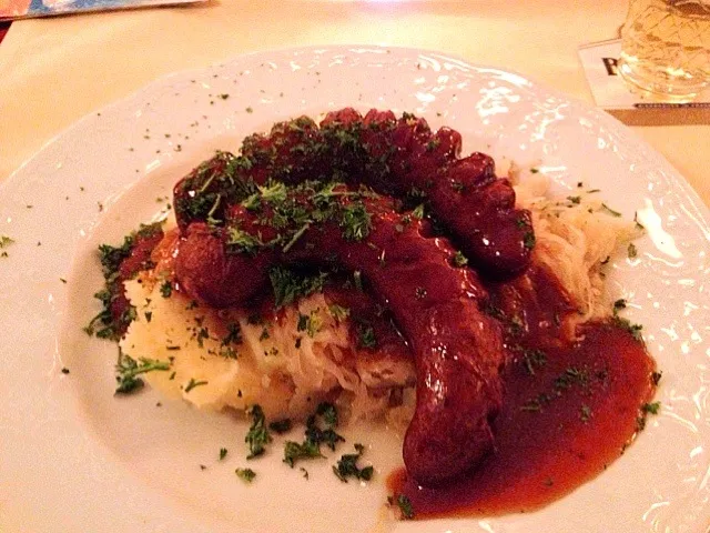 sausages & mashed potato @frankfurt|🍅Mom.さん