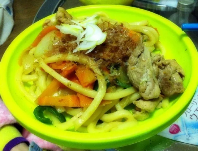 Snapdishの料理写真:優しい味付け 焼きうどん|Yuiiさん