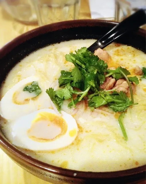 Snapdishの料理写真:Coconut Flavored Tabata Ramen @ Tabata Noodle|MyRaXさん