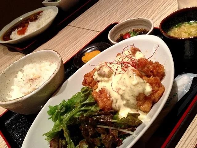 Snapdishの料理写真:チキン南蛮定食(((o(*ﾟ▽ﾟ*)o)))|ゆかさん