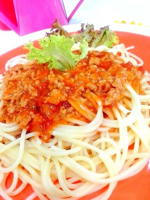 สปาฯซอสหมูสับ Spaghetti Pork Sauce|Toa Nakaratさん