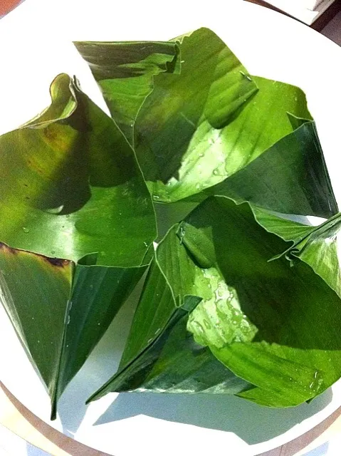 Banana leaf boats fir Otah|karen limさん