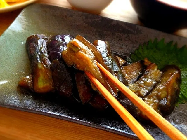 茄子の甘辛煮|ひかさん