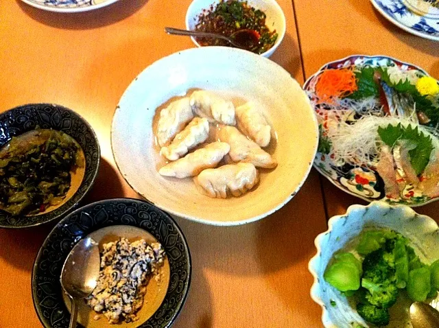 米粉で作った皮で水餃子！|カオカオさん