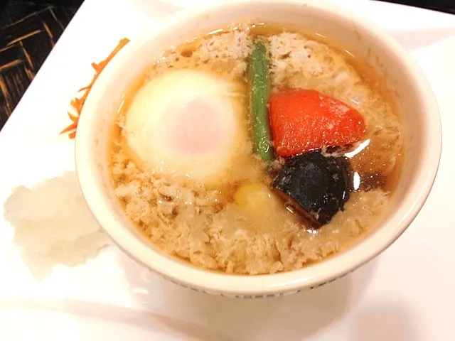 Snapdishの料理写真:卵と豆腐の蒸し物|ochihekoさん