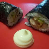 first attempt at home made sushi!!!|shawnieさん