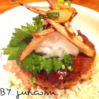 ヘルシー粗挽き高野豆腐入りおからハンバーグ|juncomさん