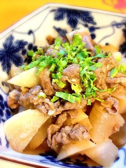 塩麹大根と牛肉の蒸し煮|まうんてんさん