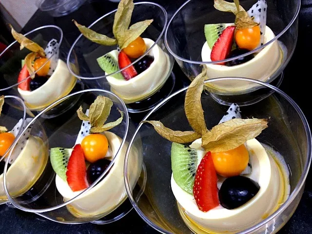 Panacotta mixed fruit|nongさん