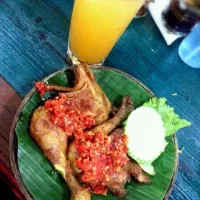 Snapdishの料理写真:ayam penyet|nor iliyani shahira ramliさん