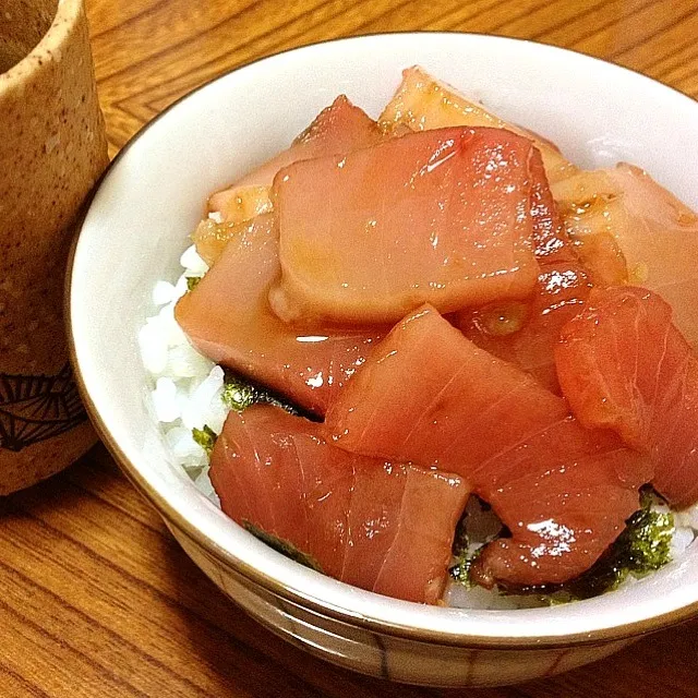 ミニまぐろ漬け丼|JUNさん