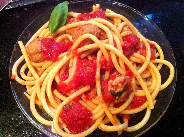 Good ol' spaghetti and meatballs|Vidur Gangwalさん