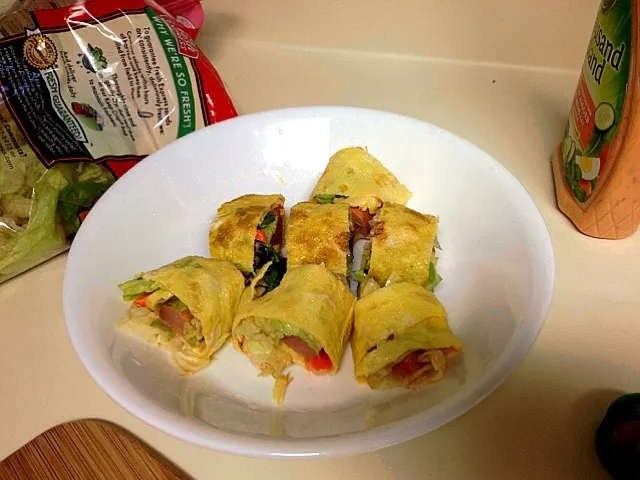 Egg pancake rolls|tyne stoneさん