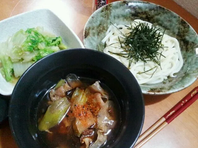 Snapdishの料理写真:肉汁つけうどん|あさみさん