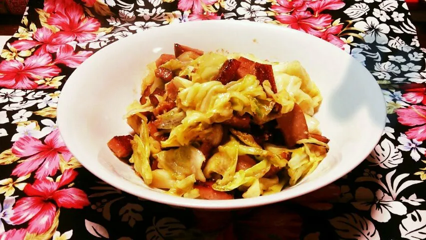 Fried ham and cabbage|youさん