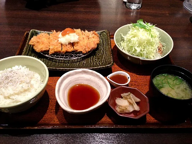 梅おろしチキンかつ定食|mameさん