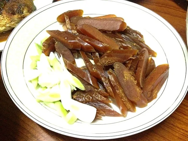 Snapdishの料理写真:烏魚子 karasumi for CNY Eve dinner!|Elaineさん