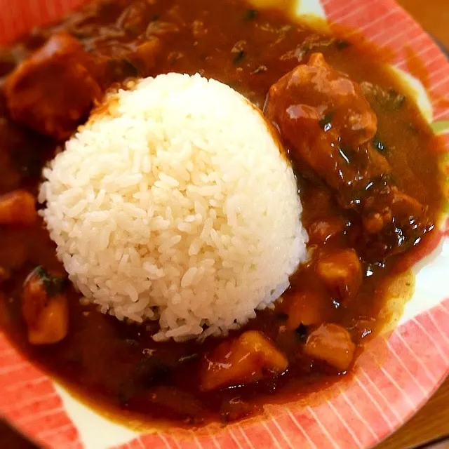 ほうれん草と手羽のカレー|ゆぎめしさん