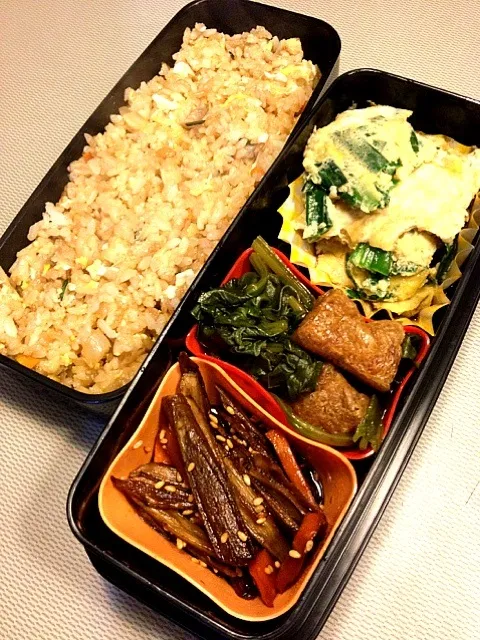 Snapdishの料理写真:主人のお弁当|あいさん