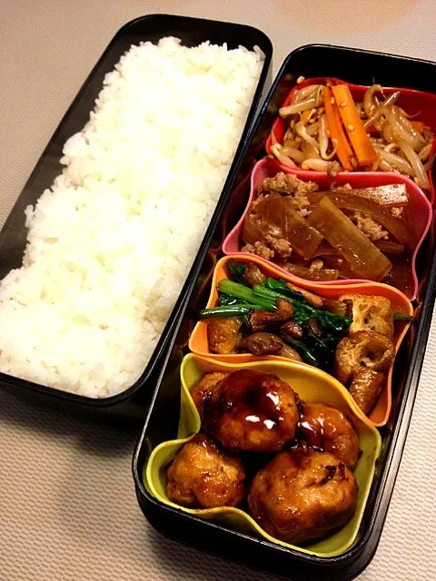 Snapdishの料理写真:主人のお弁当|あいさん