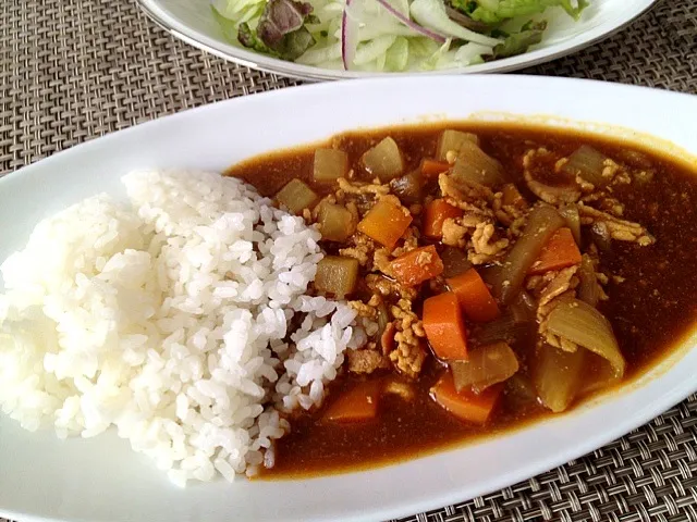 野菜と挽き肉のカレー|saoricocoさん