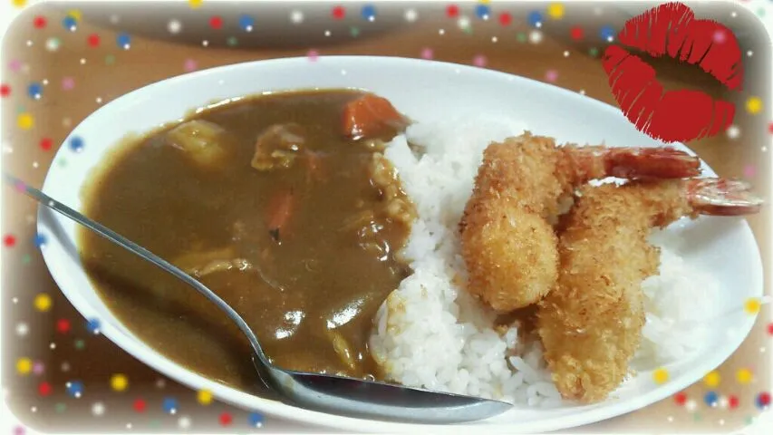 Fry shrimp curry|youさん