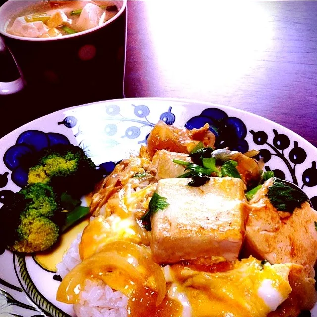 豆腐の甘辛煮丼🍚|みちこさん