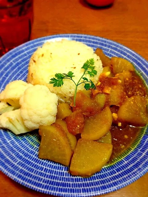 クミンライスで＊大根とお醤油だけのカレー|うさこさん