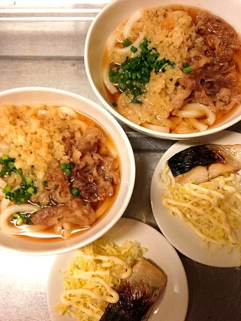 肉うどんと焼き鯖|つかささん