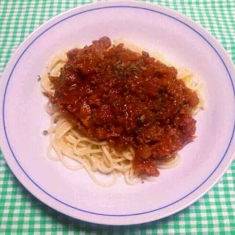 ミートソーススパゲッティ|ぼうちゃんさん