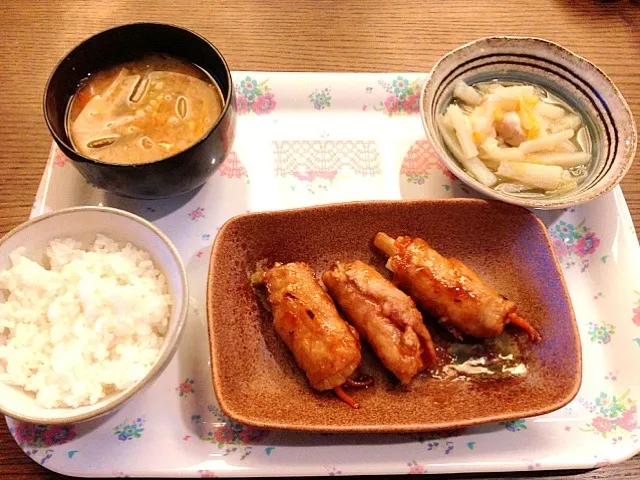 豚肉の野菜巻ご飯|まりんごさん