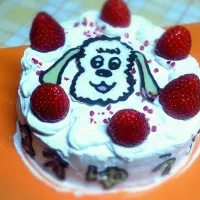 １歳の誕生日ケーキ|なおさん