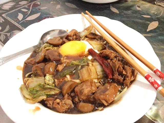 Non Sizzling Yee Mee|saufiさん