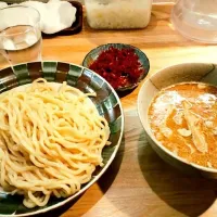 Snapdishの料理写真:つけ麺＋エビ辛味|タンクさん