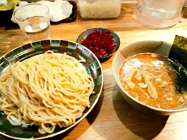 つけ麺＋エビ辛味|タンクさん