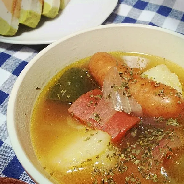 ごろごろお野菜のポトフ♪|もこさん