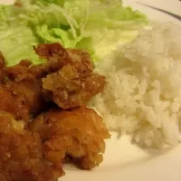 Snapdishの料理写真:からあげ〜☆Japanese freid chicken|Bubiさん