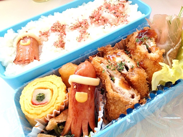 旦那ちゃまのお弁当 チーズ豚カツ弁当 鈴木 美菜子 Snapdish スナップディッシュ Id Cejmla