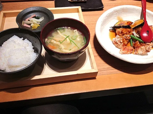 鶏と野菜の黒酢あんかけ♡|藤村さん