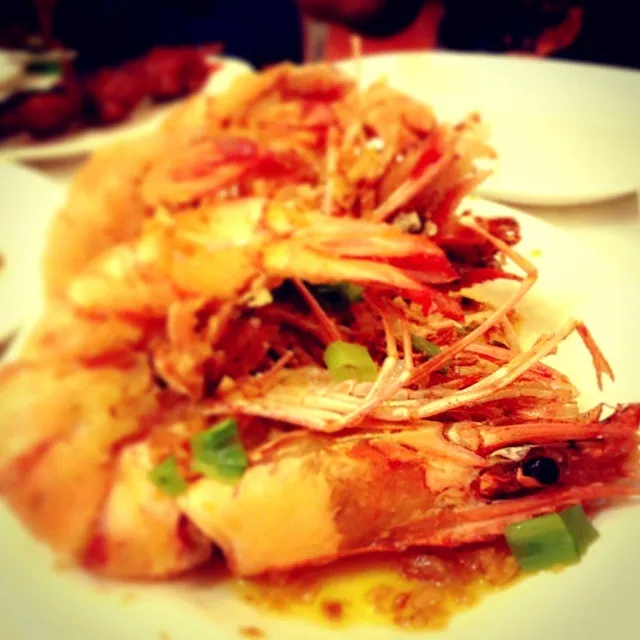 buttered shrimp in a garlic sauce|andrienneさん