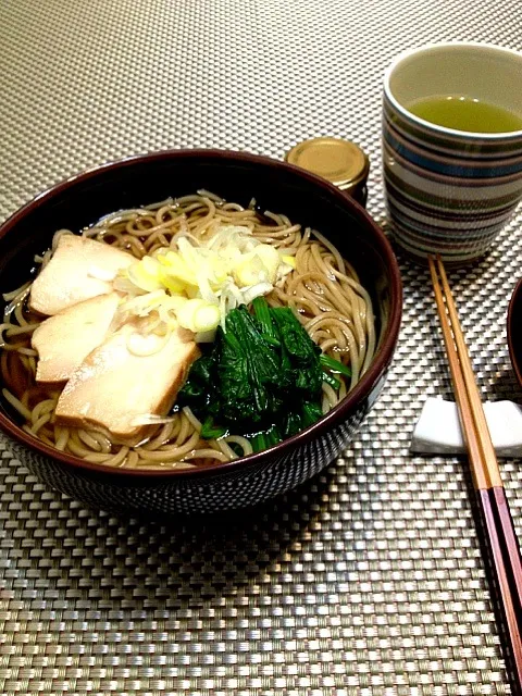 鶏肉の塩麹漬け焼き乗せ蕎麦|ringoさん